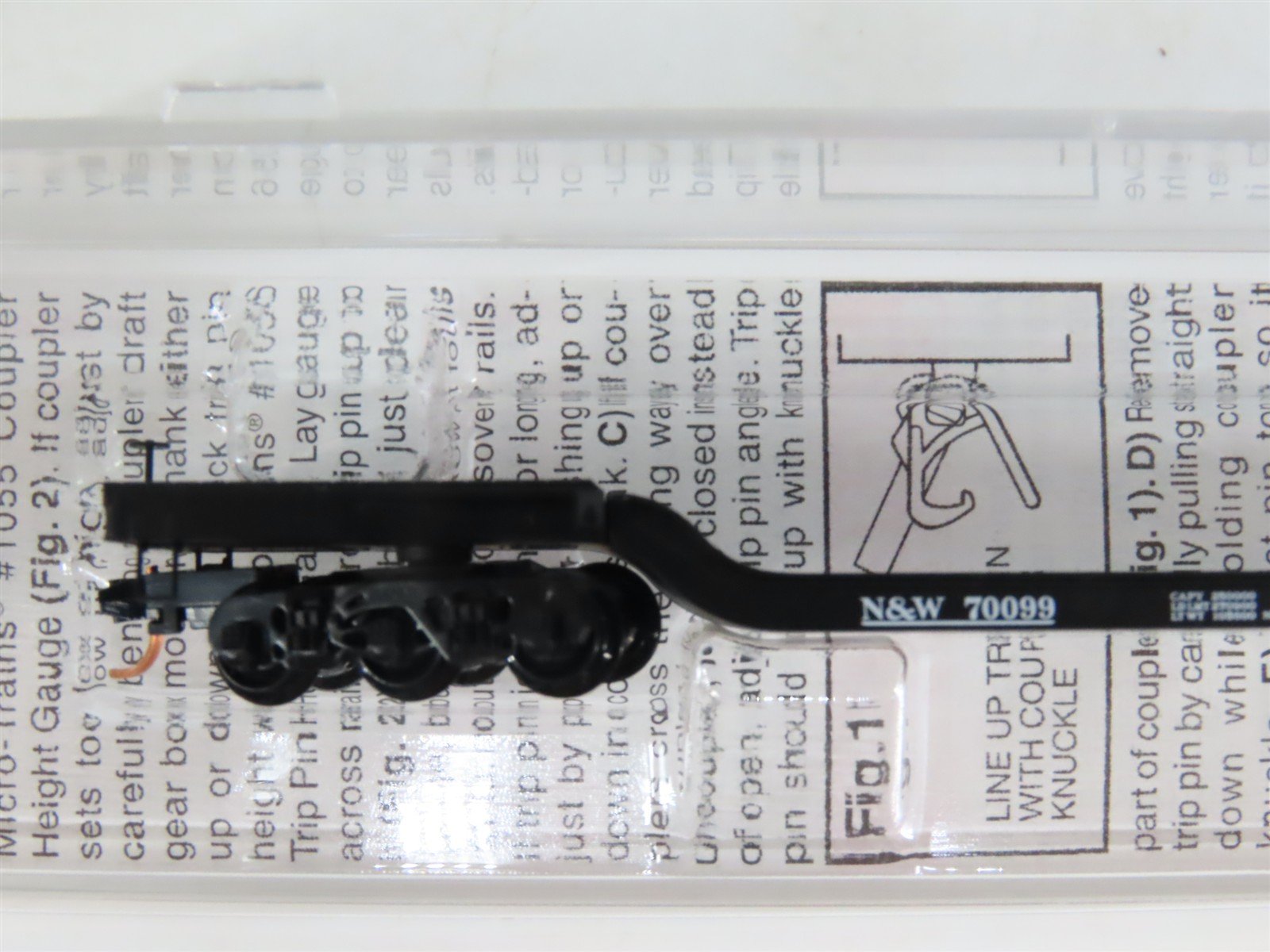 N Micro-Trains MTL 109030 NW Norfolk & Western Depressed Center Flat Car #70099