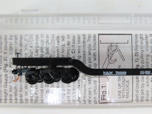 N Micro-Trains MTL 109030 NW Norfolk & Western Depressed Center Flat Car #70099