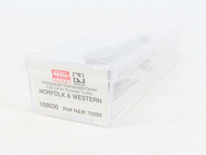 N Micro-Trains MTL 109030 NW Norfolk & Western Depressed Center Flat Car #70099