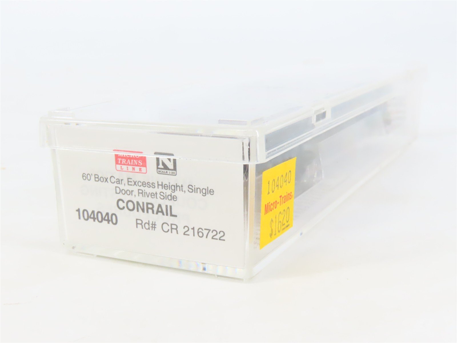 N Scale Micro-Trains MTL 104040 CR Conrail 60' Excess Height Box Car #216722