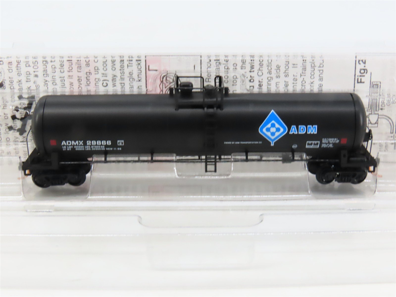 N Scale Micro-Trains MTL 110020 ADMX ADM Transportation 56' GS Tank Car #29866
