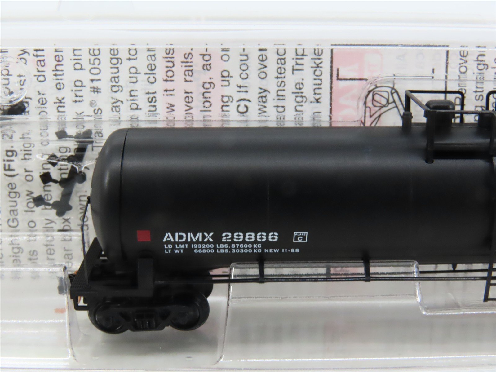 N Scale Micro-Trains MTL 110020 ADMX ADM Transportation 56' GS Tank Car #29866