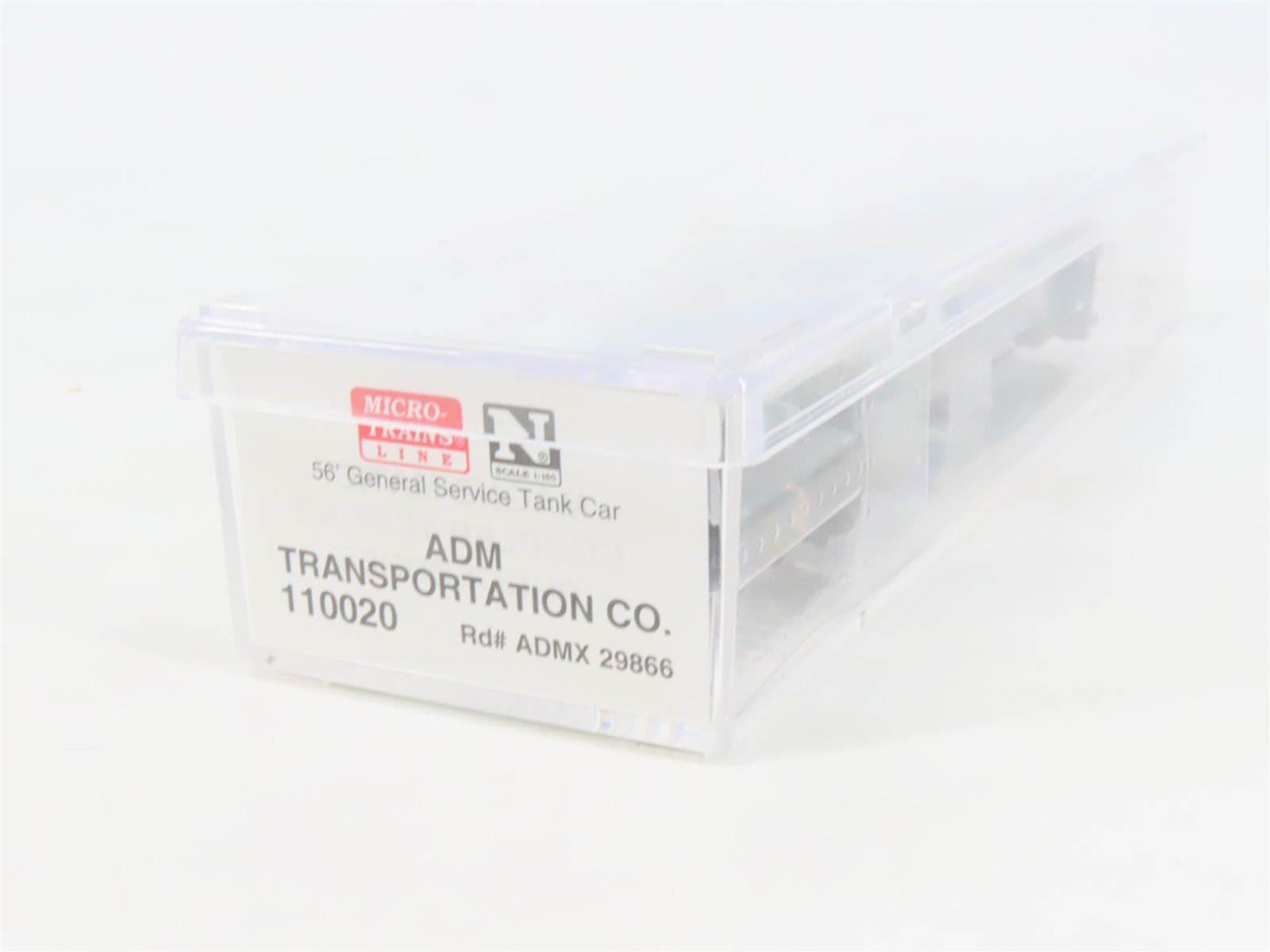 N Scale Micro-Trains MTL 110020 ADMX ADM Transportation 56' GS Tank Car #29866