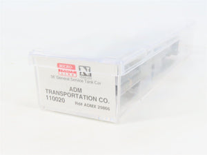 N Scale Micro-Trains MTL 110020 ADMX ADM Transportation 56' GS Tank Car #29866