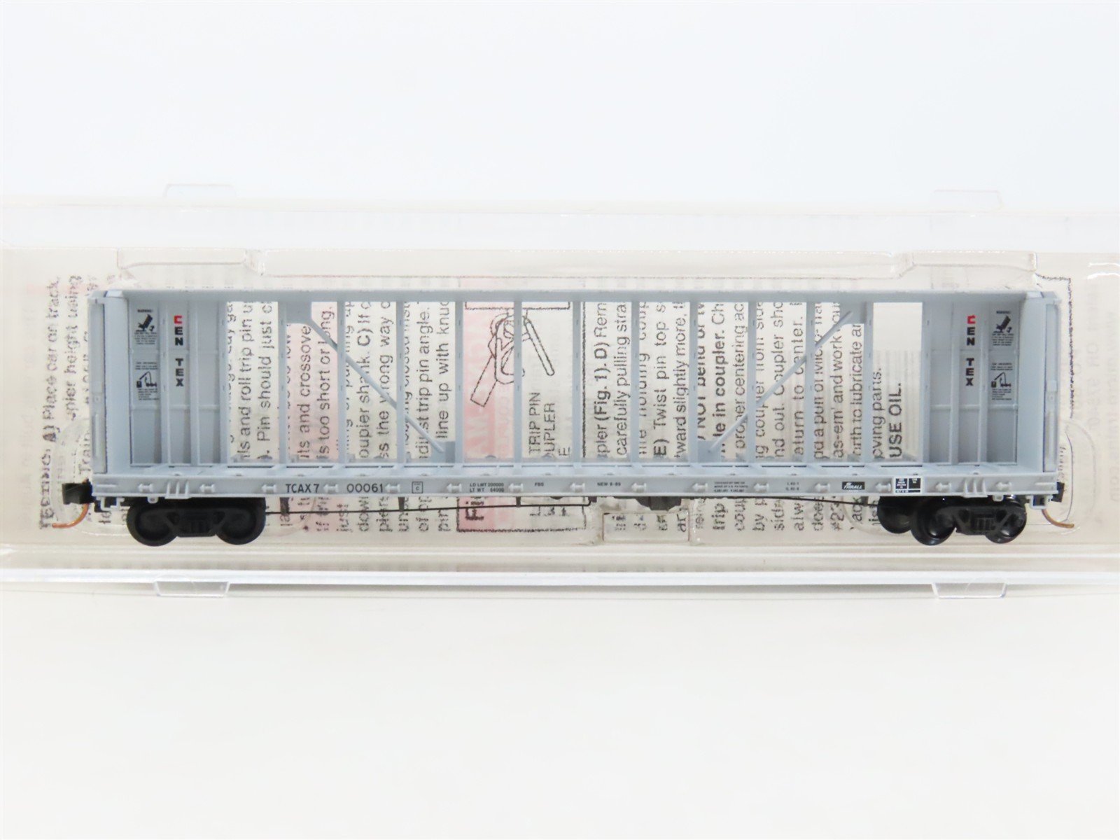 N Scale Micro-Trains MTL 53720 TCAX Centex Centerbeam I-Beam Flat Car #700061