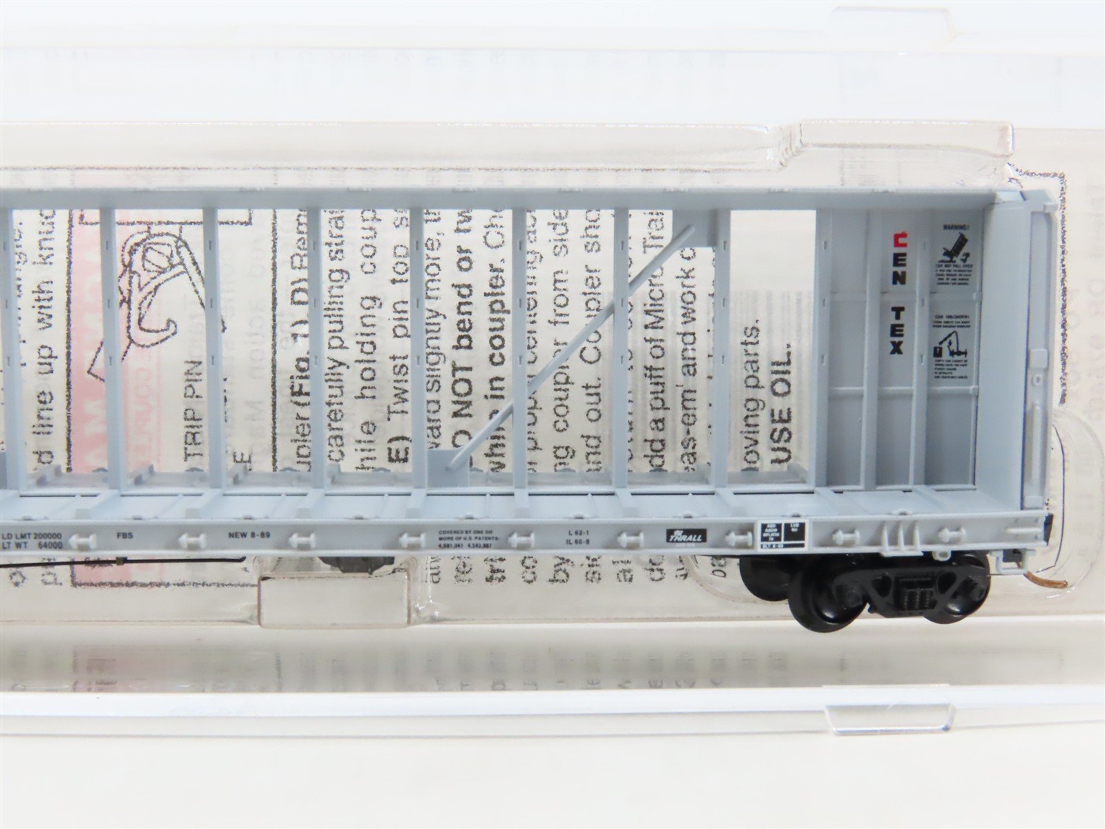 N Scale Micro-Trains MTL 53720 TCAX Centex Centerbeam I-Beam Flat Car #700061
