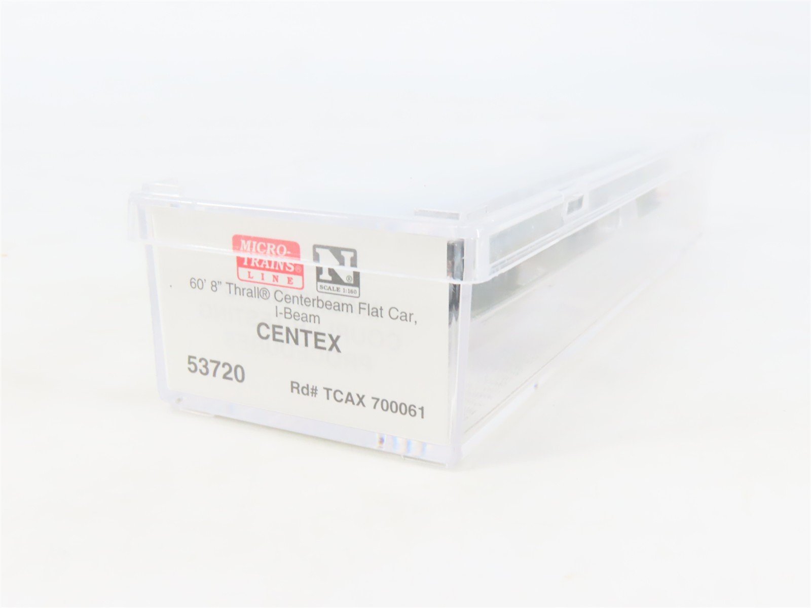 N Scale Micro-Trains MTL 53720 TCAX Centex Centerbeam I-Beam Flat Car #700061