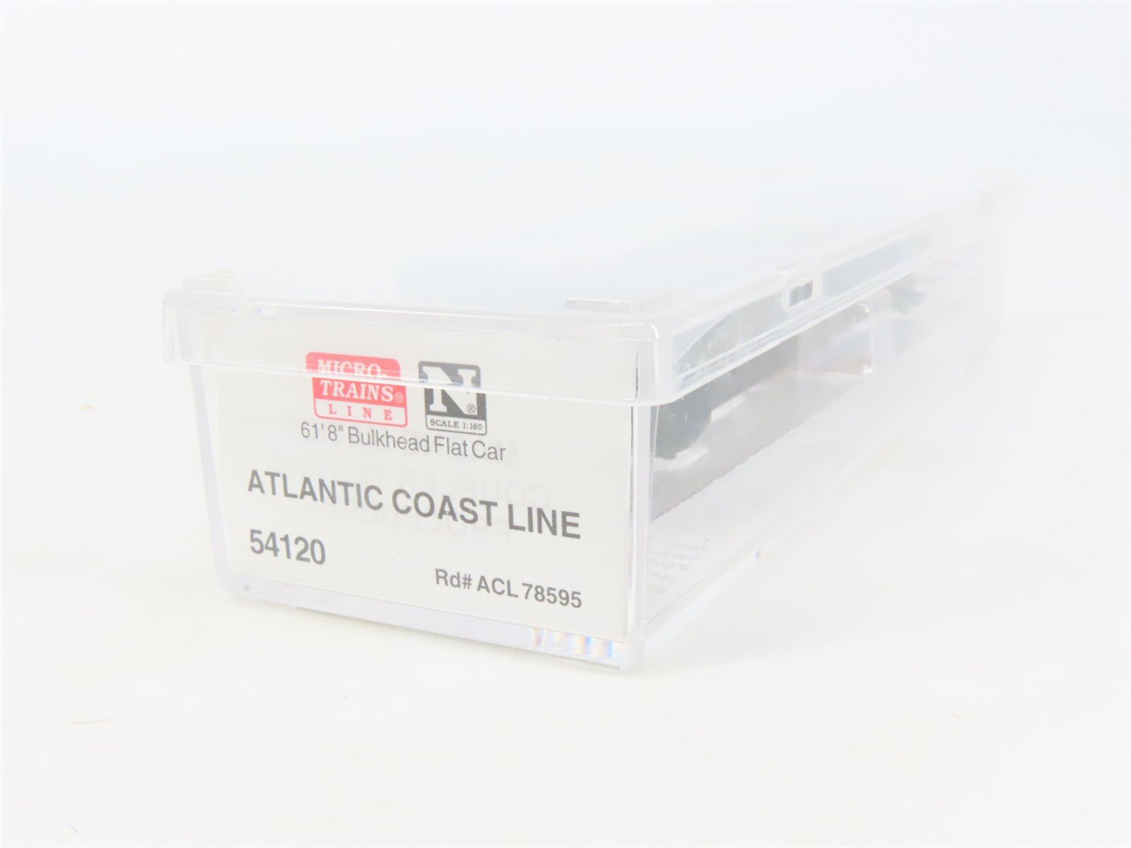 N Scale Micro-Trains MTL 54120 ACL Atlantic Coast Line Bulkhead Flat Car #78595