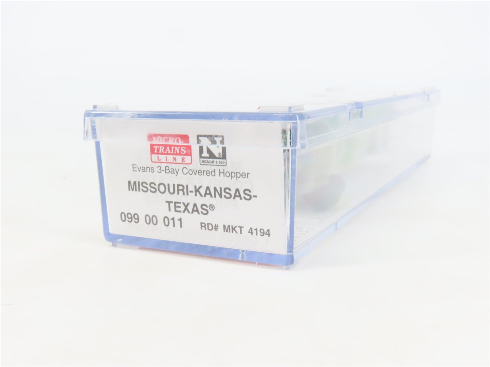 N Micro-Trains MTL 09900011 MKT Missouri Kansas Texas 3-Bay Covered Hopper #4194