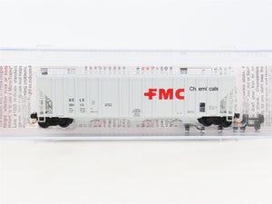 N Scale Micro-Trains MTL 09900030 USLX FMC Chemicals 3-Bay Covered Hopper #20110
