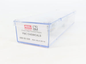 N Scale Micro-Trains MTL 09900030 USLX FMC Chemicals 3-Bay Covered Hopper #20110