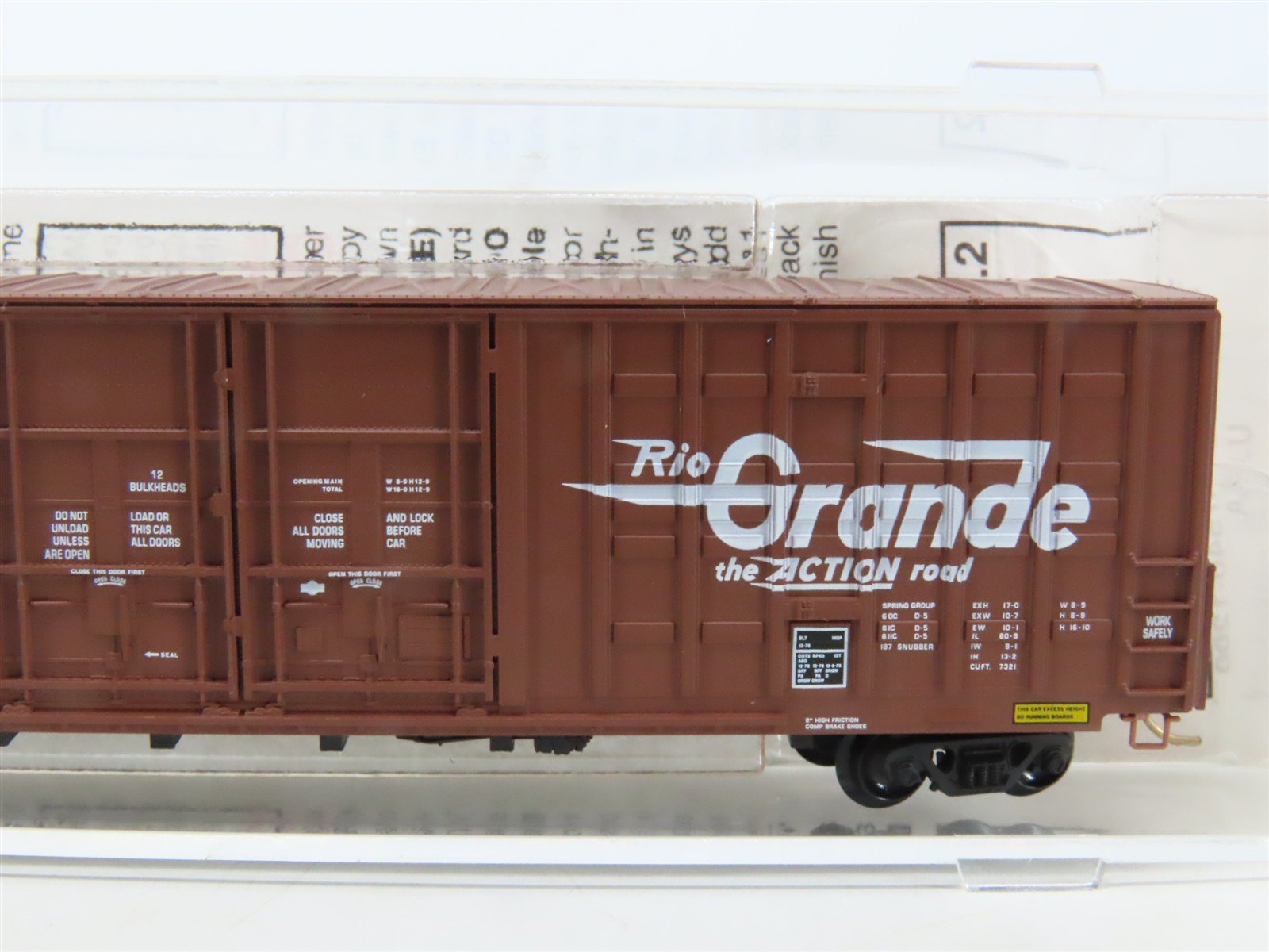 N Scale Micro-Trains MTL 103010 D&RGW Rio Grande 60' Excess Height Boxcar #63892