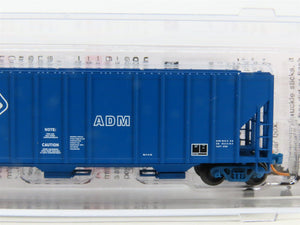 N Micro-Trains MTL 09900040 UELX ADM Transportation 3-Bay Covered Hopper #60176