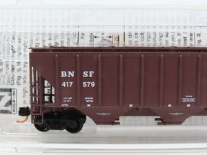 N Micro-Trains MTL 09600080 BNSF Railway 3-Bay High Side Covered Hopper #417579