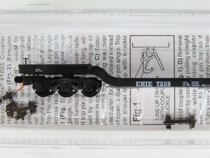 N Scale Micro-Trains MTL 109050 Erie Railroad Depressed Center Flat Car #7208