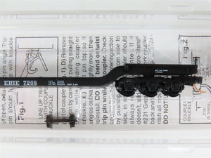 N Scale Micro-Trains MTL 109050 Erie Railroad Depressed Center Flat Car #7208