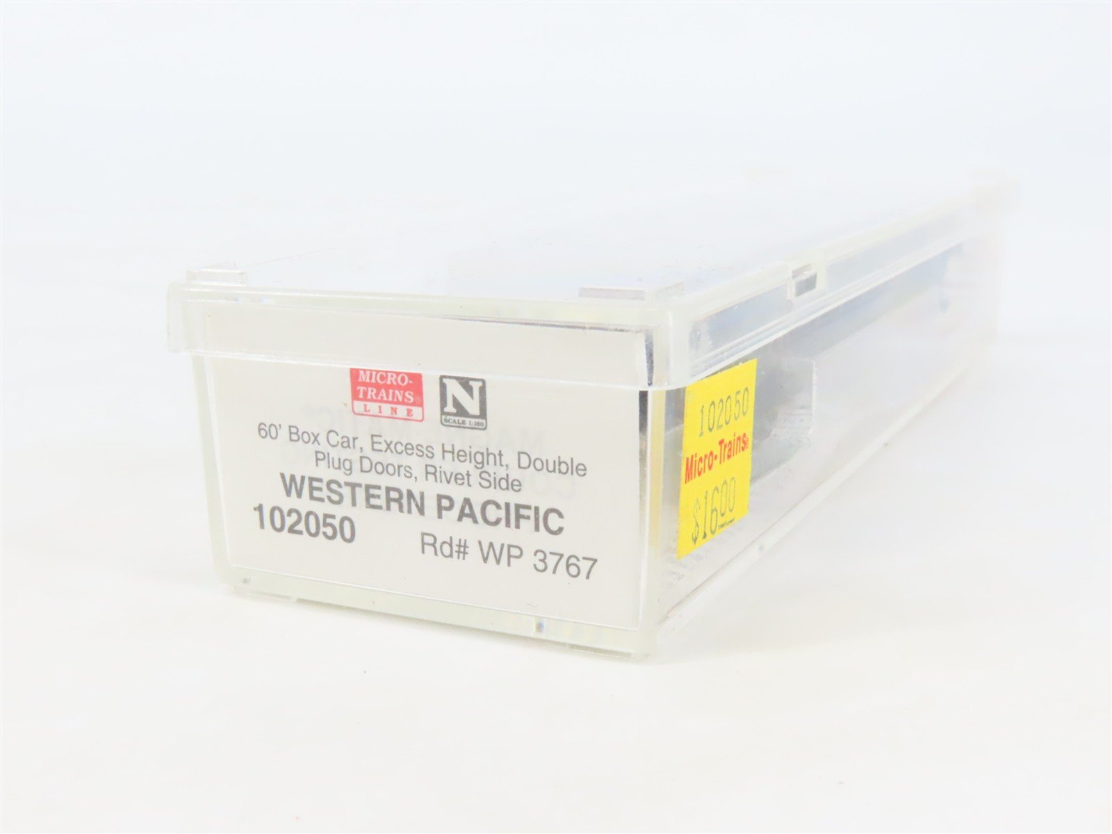 N Scale Micro-Trains MTL 102050 WP Western Pacific 60' Excess Height Boxcar 3767