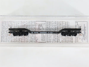 N Micro-Trains MTL 109020 NYC New York Central Depressed Center Flat Car #498996