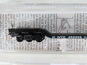 N Micro-Trains MTL 109020 NYC New York Central Depressed Center Flat Car #498996