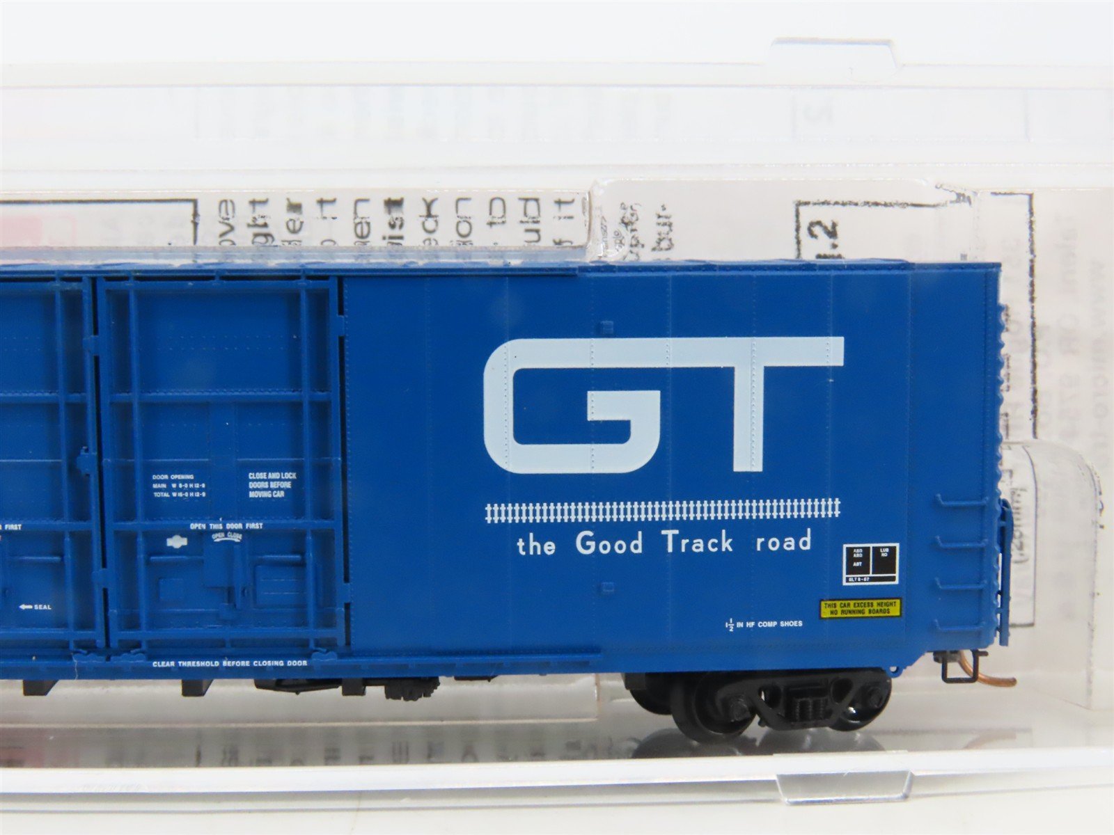 N Scale Micro-Trains MTL 102080 GTW 60' Excess Height Box Car #384606