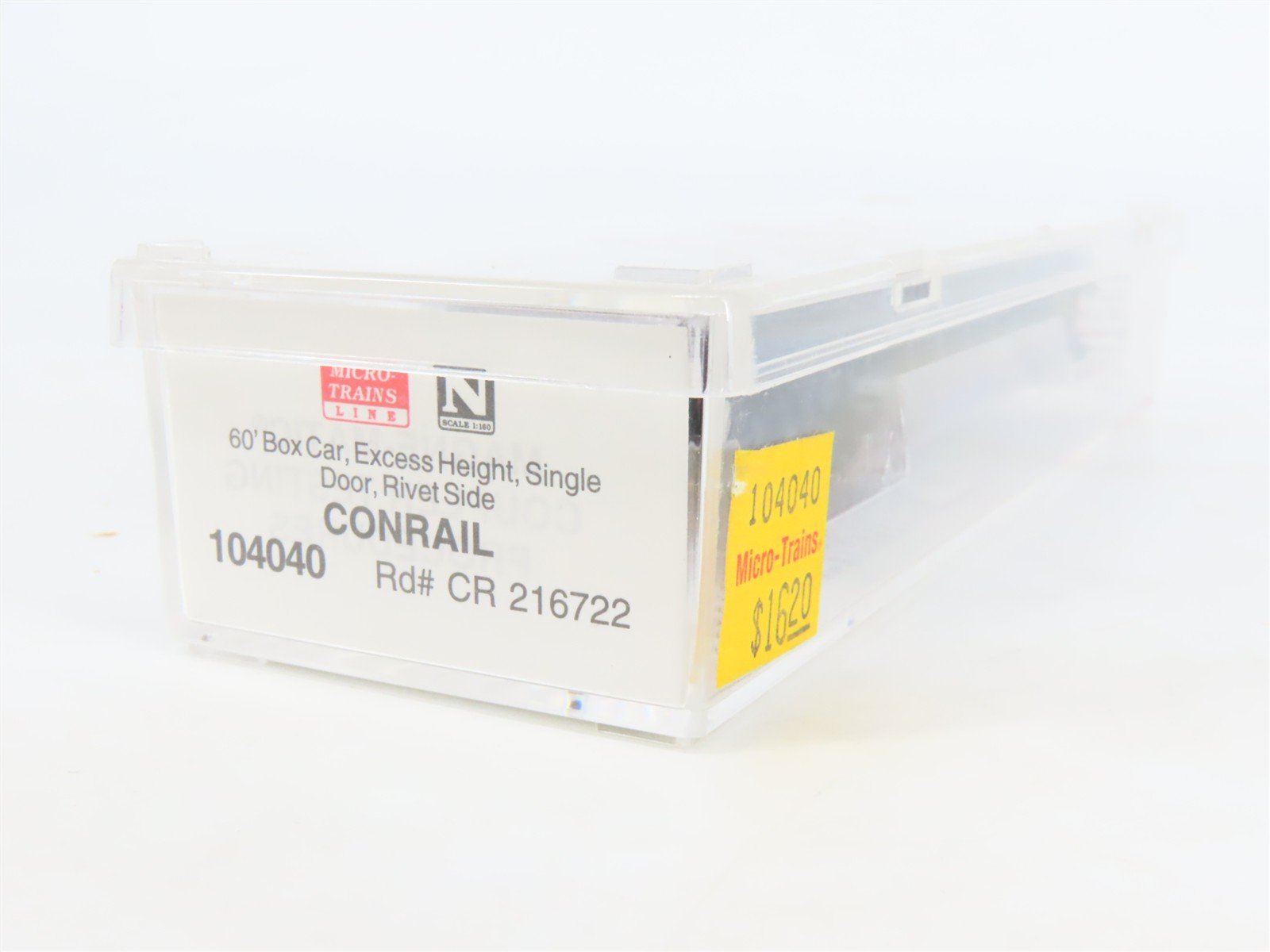 N Scale Micro-Trains MTL 104040 CR Conrail 60' Excess Height Box Car #216722