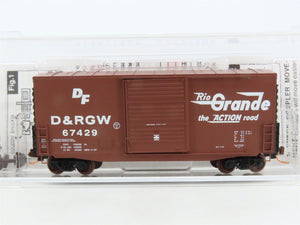 N Scale Micro-Trains MTL 10100030 D&RGW Rio Grande 40' Hy-Cube Box Car #67429
