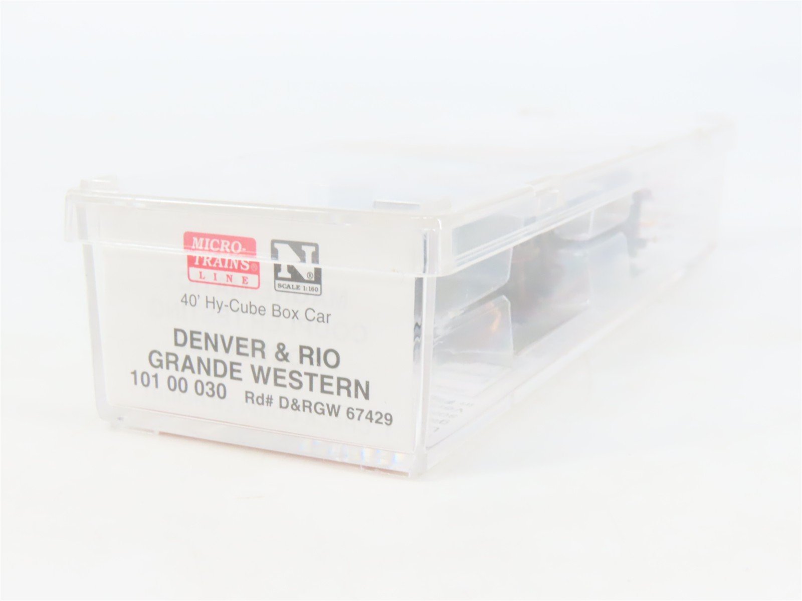 N Scale Micro-Trains MTL 10100030 D&RGW Rio Grande 40' Hy-Cube Box Car #67429