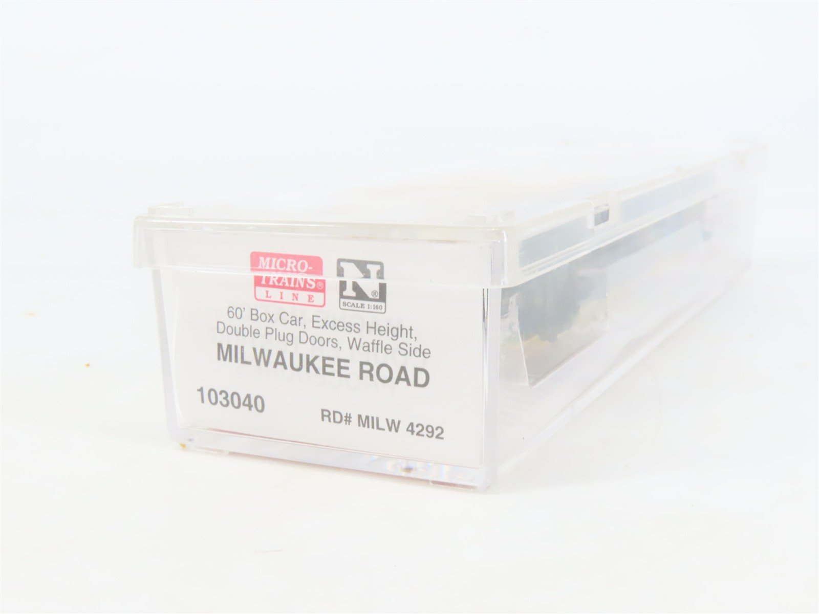 N Micro-Trains MTL 103040 MILW Milwaukee Road 60' Excess Height Box Car #4292