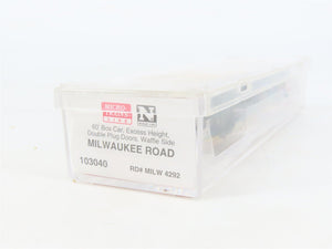 N Micro-Trains MTL 103040 MILW Milwaukee Road 60' Excess Height Box Car #4292