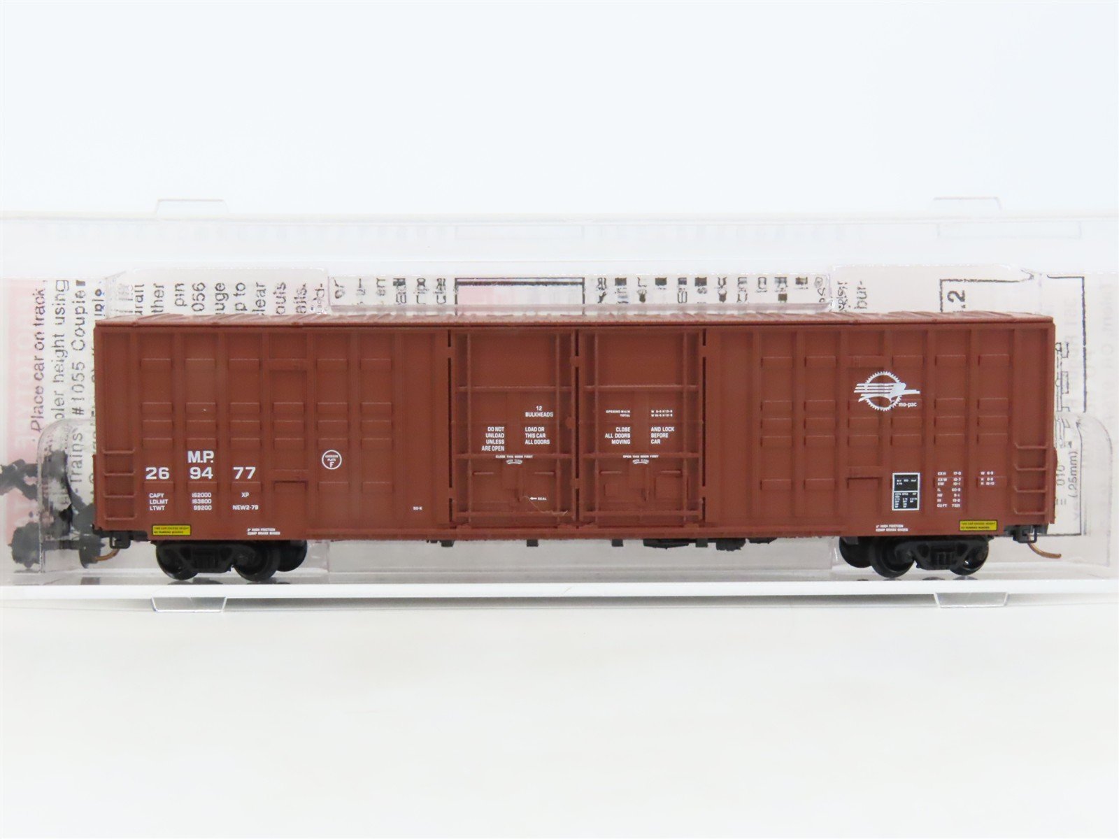 N Scale Micro-Trains MTL 103090 MP Mo-Pac 60' Excess Height Box Car #269477
