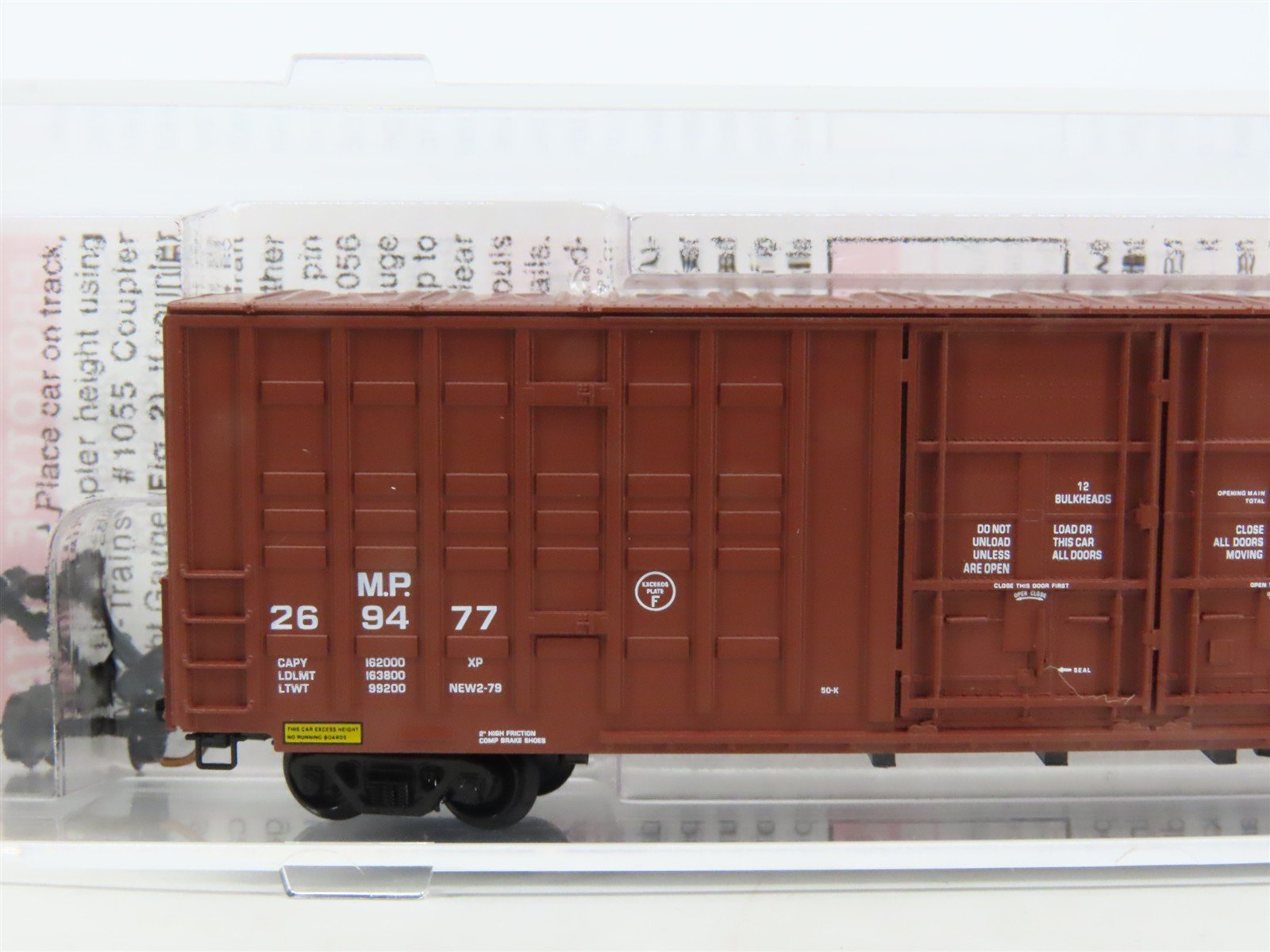 N Scale Micro-Trains MTL 103090 MP Mo-Pac 60' Excess Height Box Car #269477