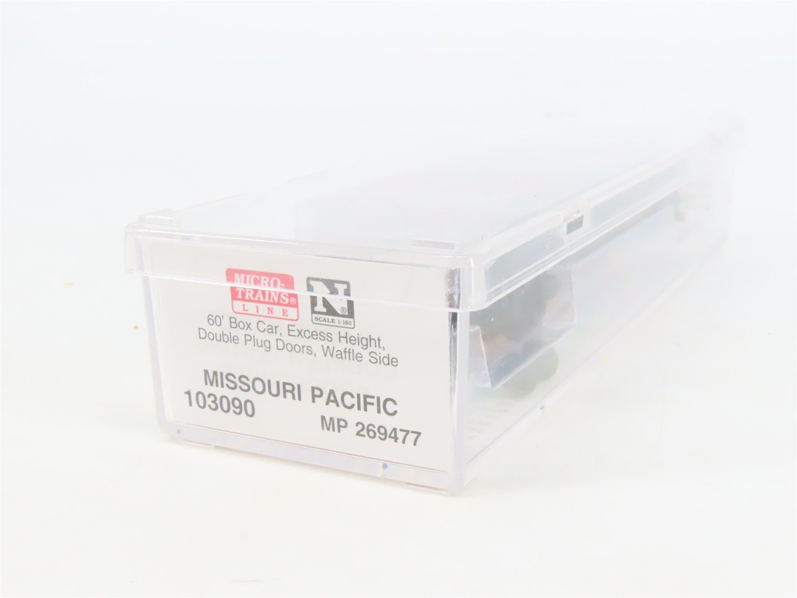 N Scale Micro-Trains MTL 103090 MP Mo-Pac 60' Excess Height Box Car #269477