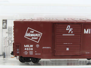 N Scale Micro-Trains MTL 10100020 MILW Milwaukee Road 40' Hy-Cube Box Car #4608