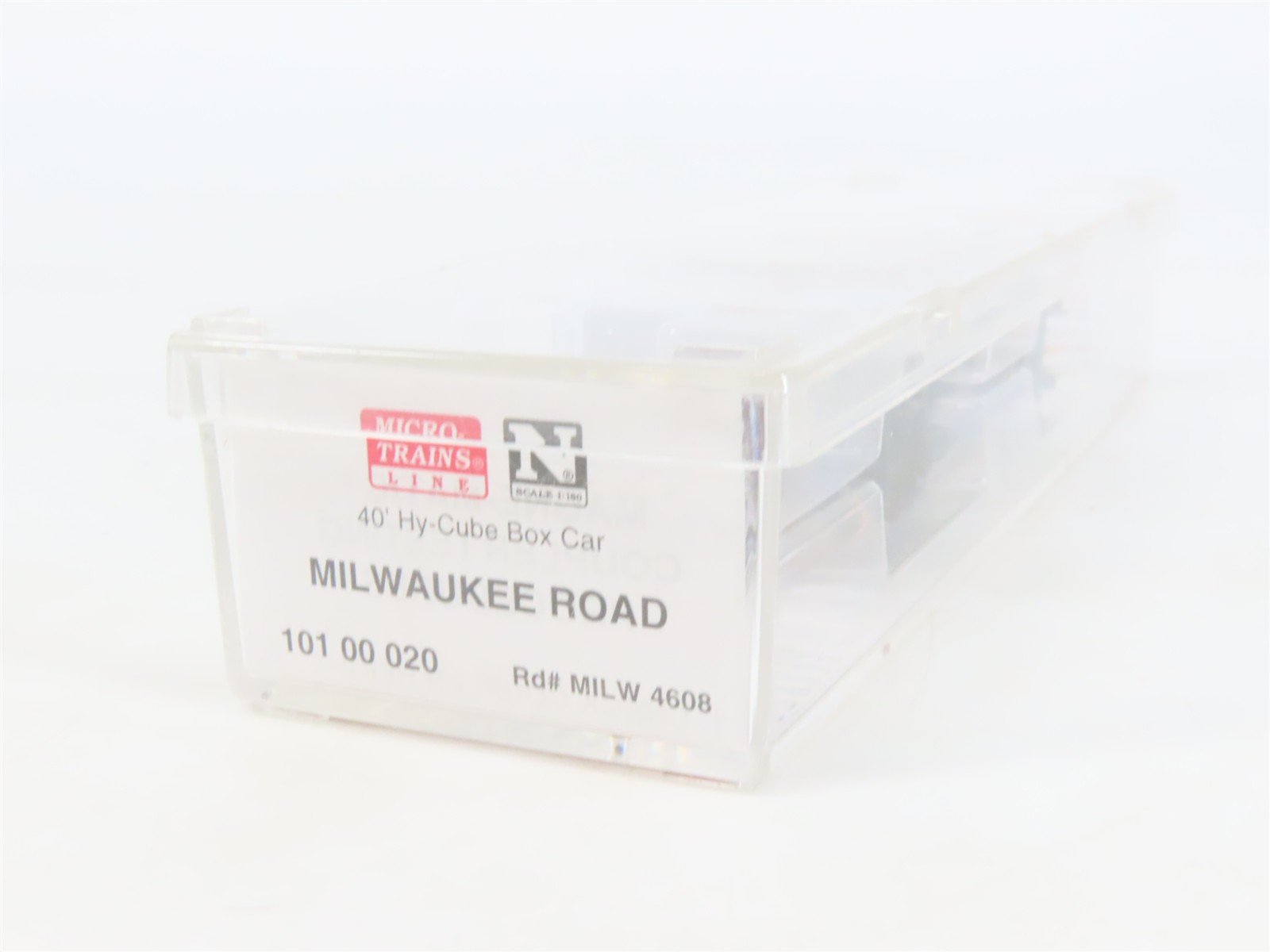N Scale Micro-Trains MTL 10100020 MILW Milwaukee Road 40' Hy-Cube Box Car #4608