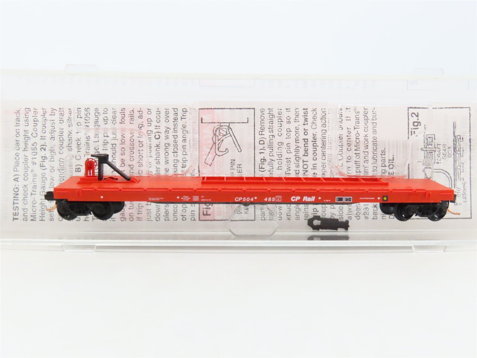 N Scale Micro-Trains MTL 64070 CP Rail 57' 6" Converted TOFC Flat Car #504485