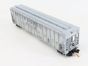 N Scale Micro-Trains MTL 09944050 MILW 3-Bay Covered Hopper #98762 w/ Graffiti