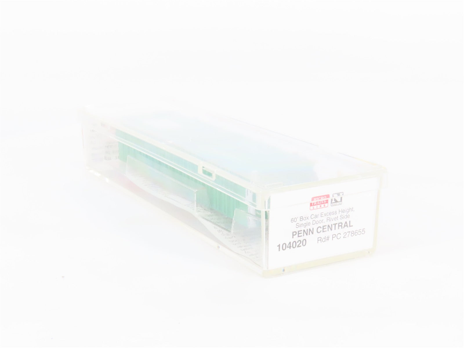 N Scale Micro-Trains 104020 PC Penn Central 60' Box Car 278655 RTR