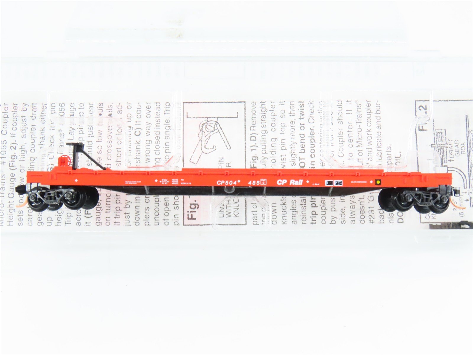 N Scale Micro-Trains 64070 CP Rail Converted TOFC Flat Car 504485 RTR