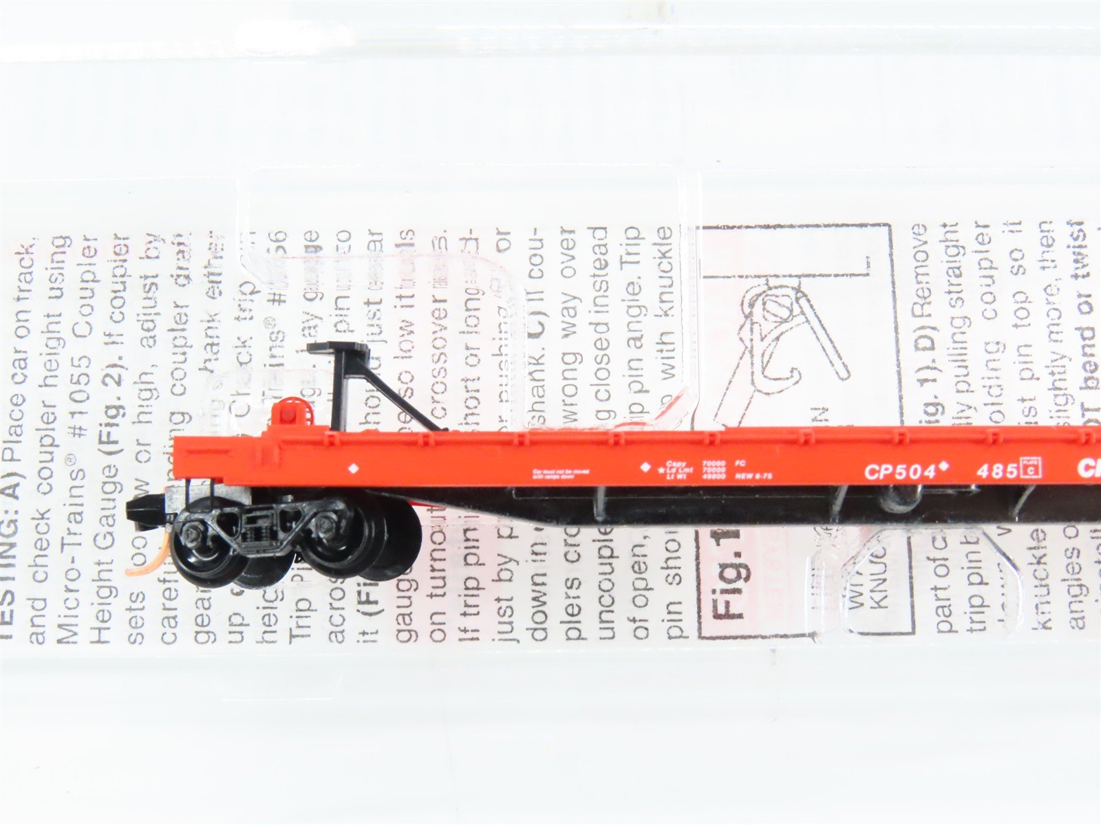 N Scale Micro-Trains 64070 CP Rail Converted TOFC Flat Car 504485 RTR