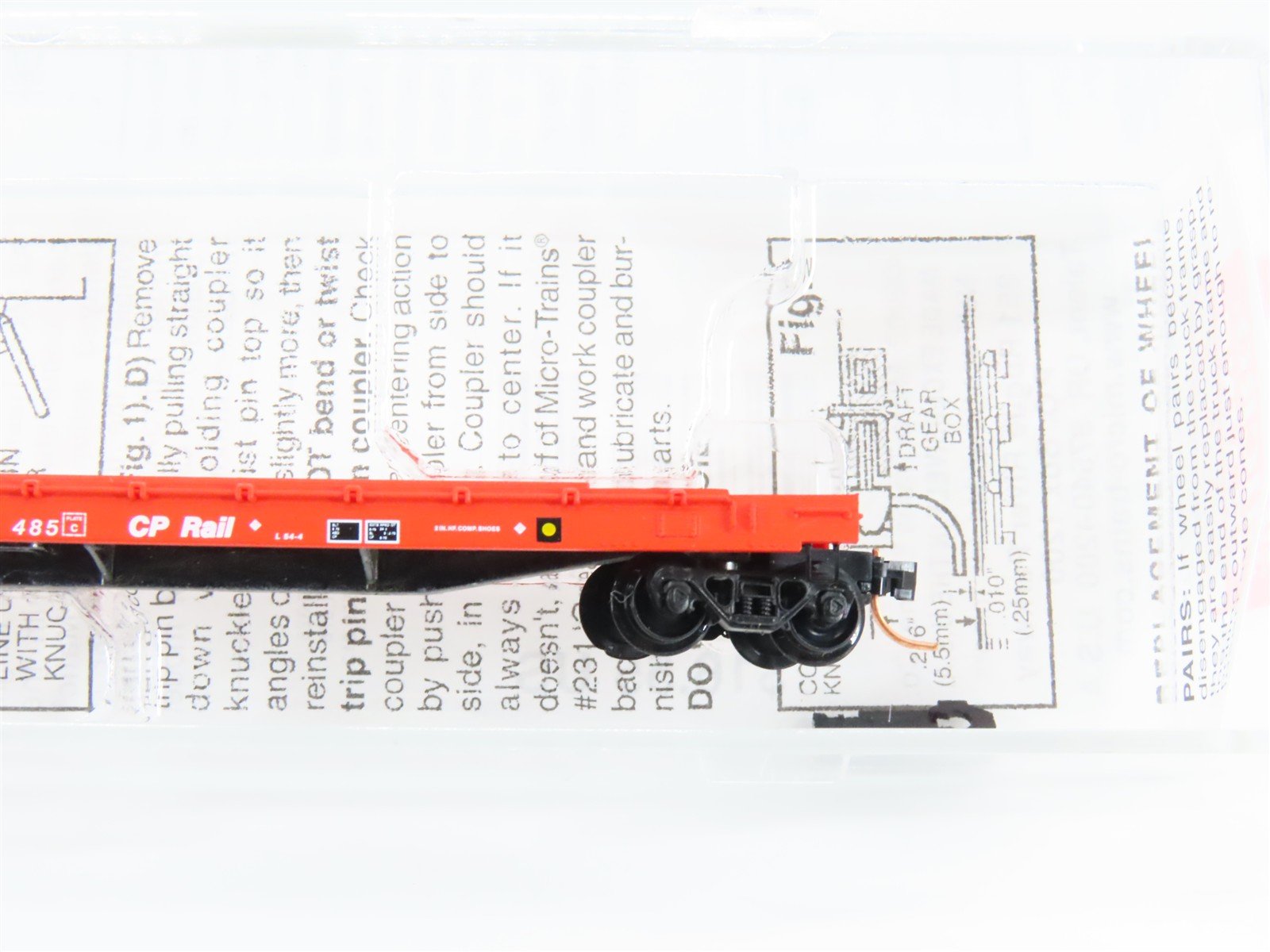 N Scale Micro-Trains 64070 CP Rail Converted TOFC Flat Car 504485 RTR