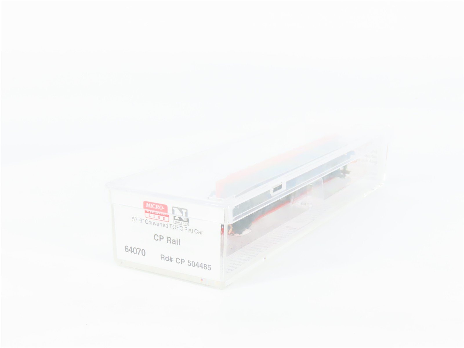 N Scale Micro-Trains 64070 CP Rail Converted TOFC Flat Car 504485 RTR