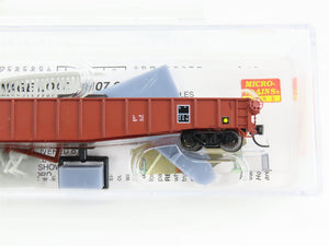 N Scale Micro-Trains 10700110 L&N Louisville & Nashville 65' Mill Gondola RTR