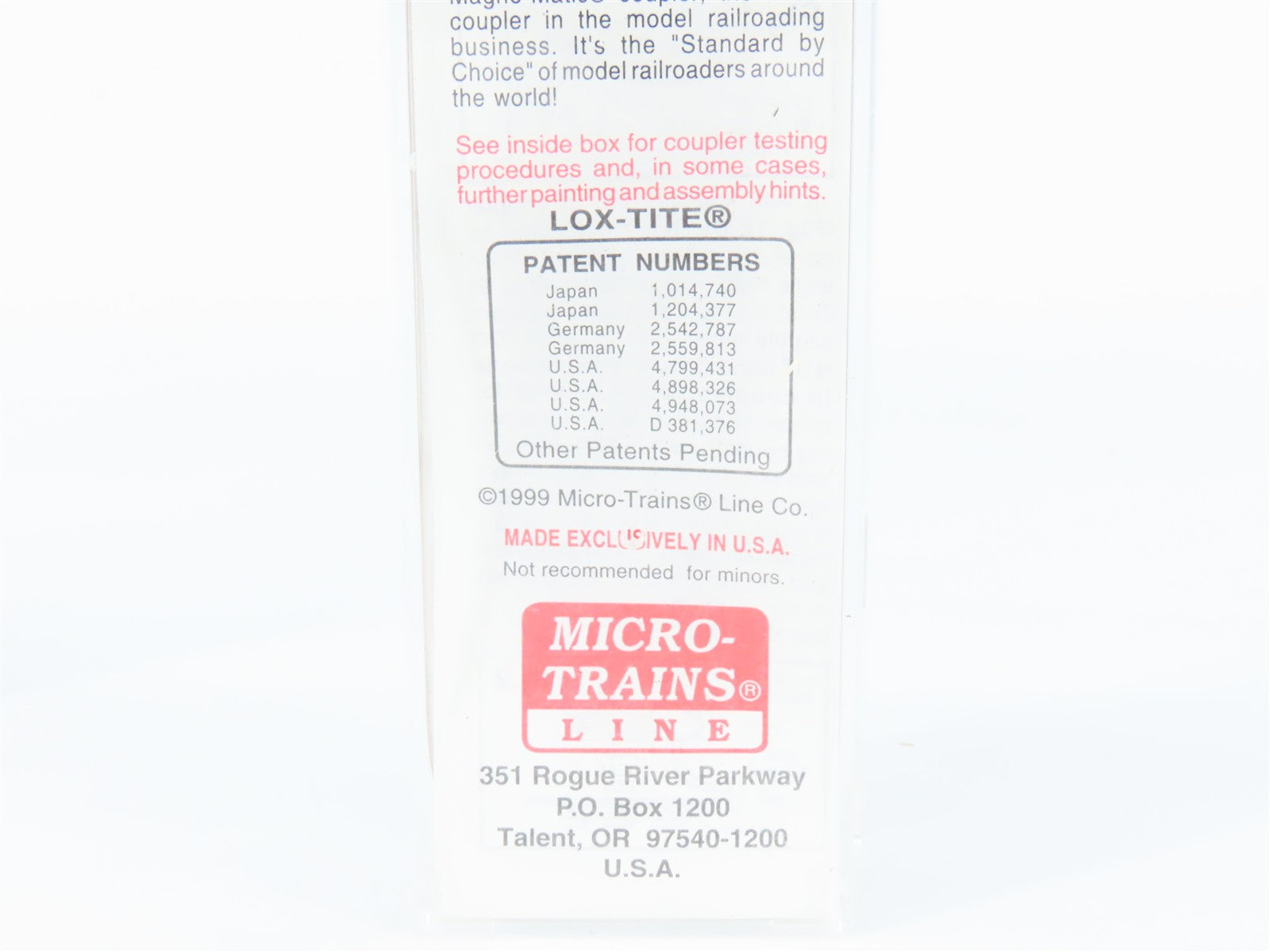 N Scale Micro-Trains 102070 NS Norfolk Southern 60' Box Car 465677 RTR