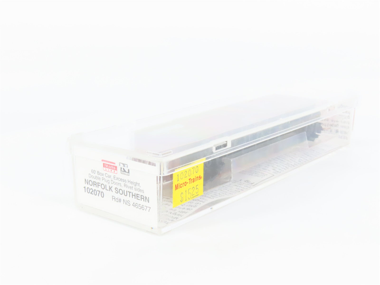 N Scale Micro-Trains 102070 NS Norfolk Southern 60' Box Car 465677 RTR