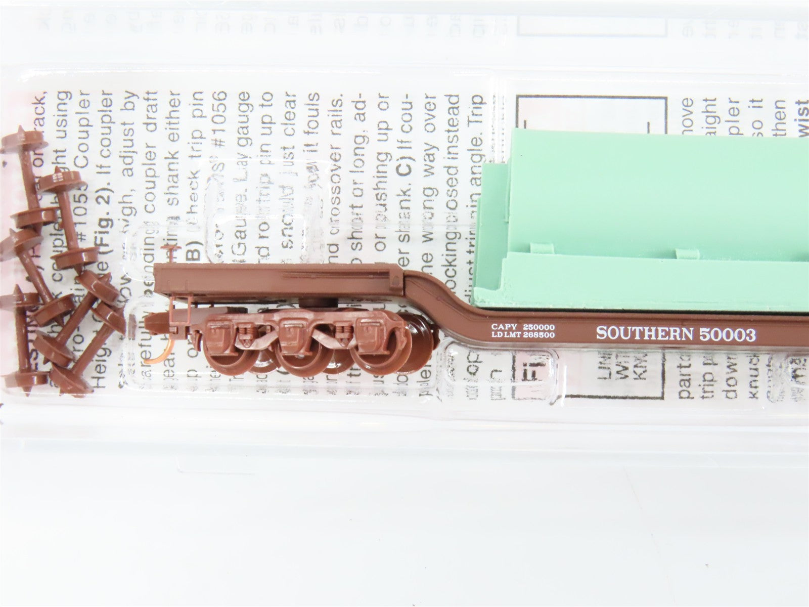 N Scale Micro-Trains 109230 SOU Southern Railway Flat Car 50003 RTR
