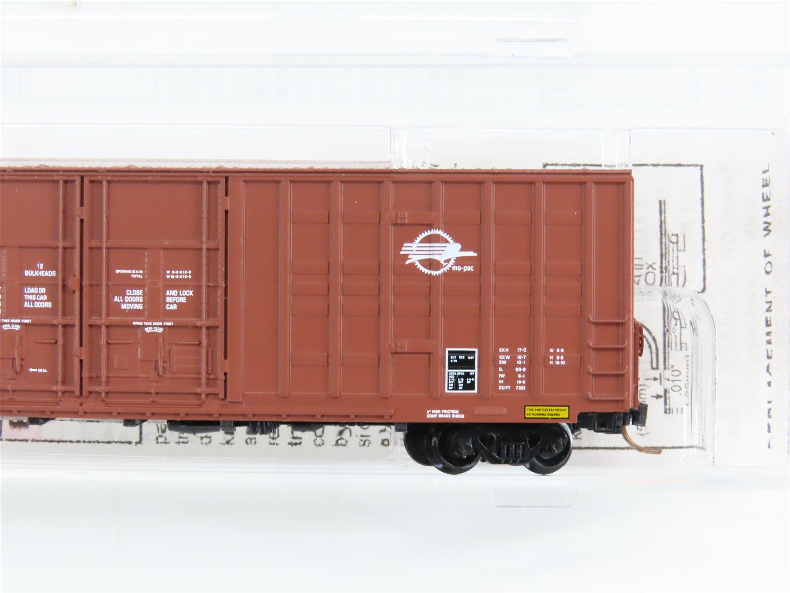 N Scale Micro-Trains 103090 MP Missouri Pacific 60' Box Car 269477 RTR