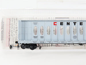N Scale Micro-Trains 53040 TCAX Centex 60' Centerbeam Flat Car 700038 RTR