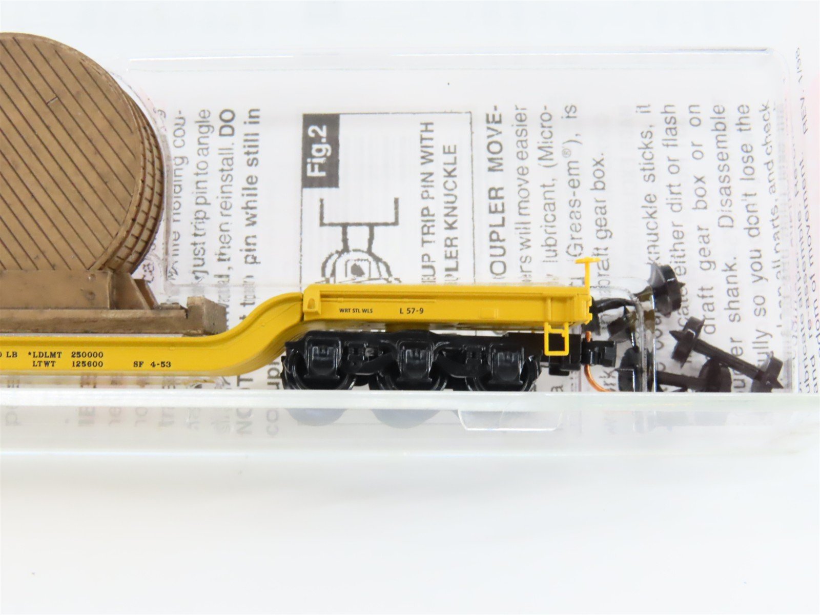 N Scale Micro-Trains 10900250 SL-SF St. Louis-San Francisco Flat Car 3900 RTR