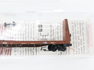 N Scale Micro-Trains 54020 SP Southern Pacific 61' Bulkhead Flat Car 508898 RTR