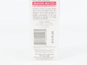 N Scale Micro-Trains 54020 SP Southern Pacific 61' Bulkhead Flat Car 508898 RTR